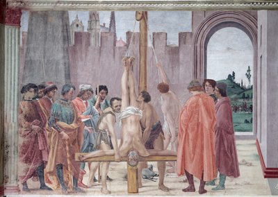The Crucifixion of St. Peter (post restoration) by Filippino Lippi